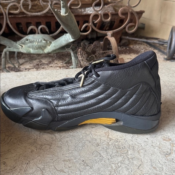 Nike air Jordan retro 14 DMP black and gold basketball shoes main image 6